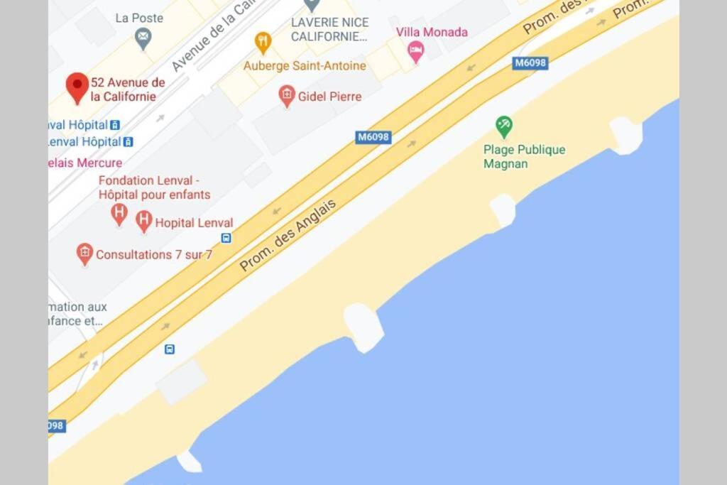 Studio Climatise, 50 M De La Prom, Wifi Nizza Kültér fotó