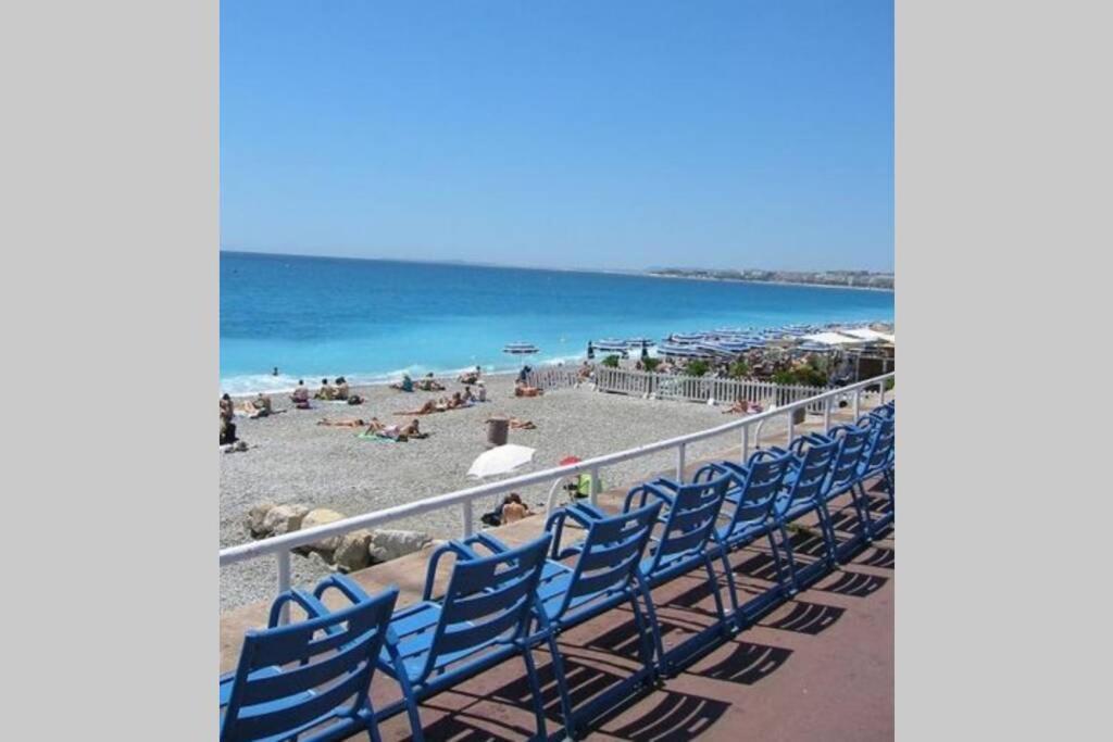 Studio Climatise, 50 M De La Prom, Wifi Nizza Kültér fotó